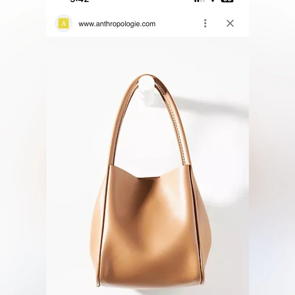Anthropologie the hollace mini edition Tan Leather Women's Bag - Picture 1 of 11